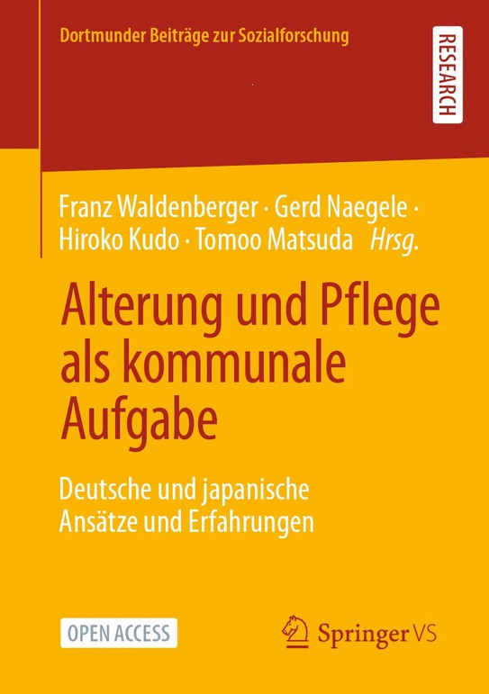 Cover oof the book "Alterung und Pflege als kommunale Aufgabe"